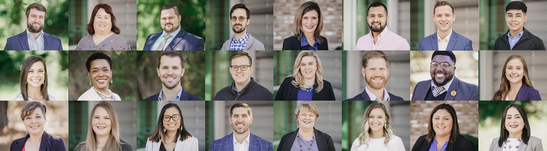 Headshots of UBank employees