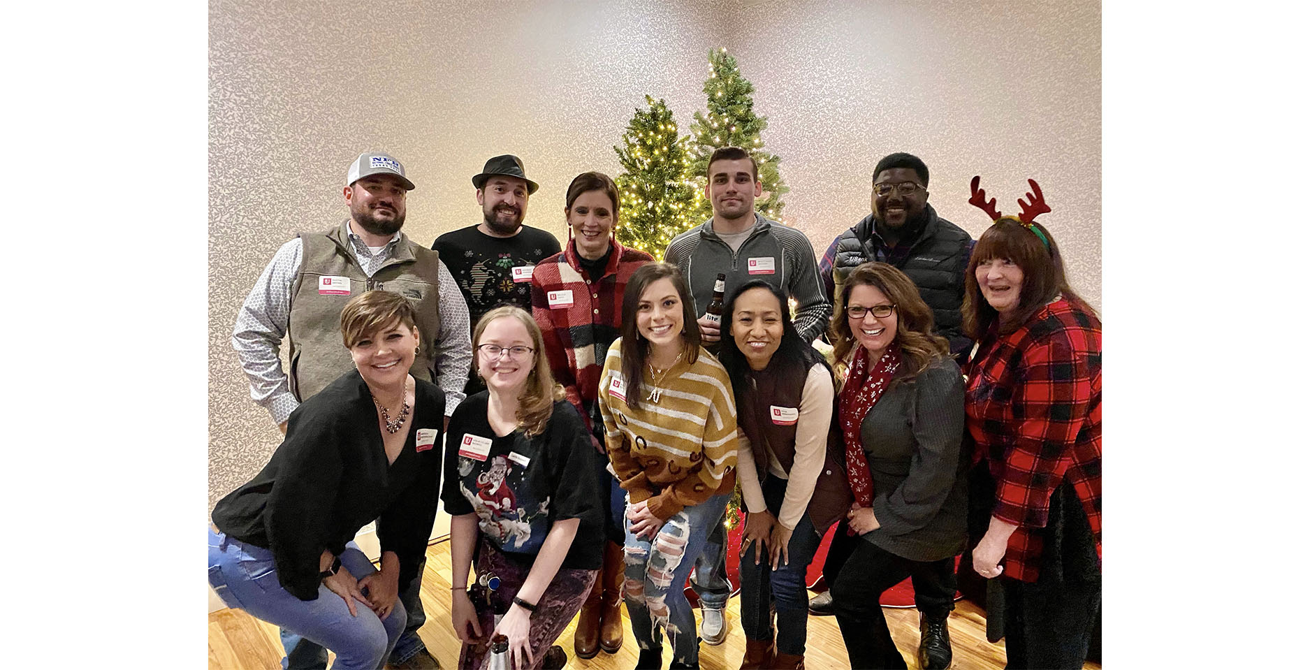 Group of UBank employees posing for picture